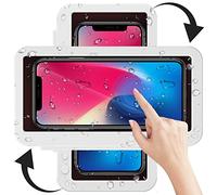 QeeHeng Supporto per telefono da doccia, con rotazione a 360°, impermeabile, per doccia, doccia, bagno, specchio da cucina, trucco per telefoni cellulari sotto i 7 cm