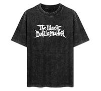 Qeeo Herren Kurzarm Hemd Fashion The Black Dahlia Murder - Classic Logo Schwarz T-Shirt Black 3XL