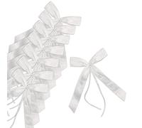 QEEQPF 50 pezzi fiocchi, fiocchi per auto di nozze, decorazioni per matrimoni, fiocchi regalo, adatti per matrimoni, auto, regalo, borsa per caramelle, decorazione per la casa, ecc