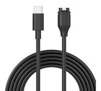 QEINZOY USB C Cavo Caricatore Compatibile per Garmin Forerunner 165 55 45 955 245 255 255S 265 265S, Instinct 2 2S 2X, Fenix 5 5X 6 6X 7 7X Pro Solar, Approach S12, Venu 2 Plus 2S Sq,epix Pro Gen 2