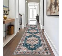 Qemgrste Tappeto Cucina Passatoia Vintage Cucina Antiscivolo e Lavabile 100 x 500 cm Tappeto Runner Lungo Tappeti Casa Moderno per Corridoio Soggiorno Entrata Casa Passatoia Multifunzione in Moquette