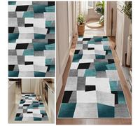 Qemgrste Vintage Tappeto Corridoio Tappeti Cucina Antiscivolo Lavabile in Lavatrice Tapette Camera da Letto Scendiletto Tappeto Ingresso Interno Tappeto Corridoio Tappeti Runner Passatoia 50 x 150 cm