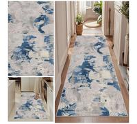 Qemgrste Vintage Tappeto Corridoio Tappeti Cucina Antiscivolo Lavabile in Lavatrice Tapette Camera da Letto Scendiletto Tappeto Ingresso Interno Tappeto Corridoio Tappeti Runner Passatoia 60 x 210 cm