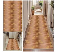 Qemgrste Vintage Tappeto Corridoio Tappeti Cucina Antiscivolo Lavabile in Lavatrice Tapette Camera da Letto Scendiletto Tappeto Ingresso Interno Tappeto Corridoio Tappeti Runner Passatoia 90 x 380 cm