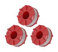 QENETY 3405096 Bobina di ricambio per decespugliatore da 2 mm, compatibile con Einhell GE-CT 36/30 LI E SOLO, AGILLO 36/255 BL, AGILLO 18/200 (3 bobine)