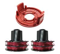 QENETY Bobina di ricambio per decespugliatore, bobina di ricambio per AL-KO 112966, 1,6 mm, 8,3 m, compatibile con GTE 350, GTE450, GTE550-4003718045727 (2 bobine + 1 tappo)