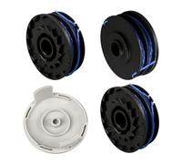 QENETY Bobina di ricambio per decespugliatore, compatibile con Ryobi RLT4027, RLT4125, RLT5027, RLT6030, RLT5127, RLT6130-5132002670, 0,059"/1,5 mm Strimmer Line per RAC123, con copertura RAC122 PCS)