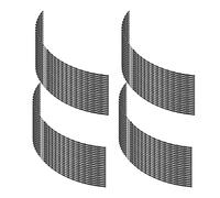 QENETY Bosch F016800431 - Filo per decespugliatore rotondo, 3,5 mm x 37 cm, linea di ricambio per decespugliatore AFS da 23 a 37 (80 pezzi)