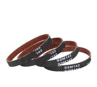 QEOQWQB 1PC S2M130 S2M132 S2M134 S2M136 S2M138 SUPER TORQUE Cinghia Dentata G Strumenti A Motore Levigatrice Tapis Roulant Puleggia Circolare Denti di Gomma(S2M130,3mm)