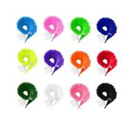 QEQSHQO 12pcs Colorati serpentelli Vermi magici Giocattolo Peluche con Filo Trasparente Gioco per Bambini Giochi per Gatti
