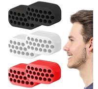 QEQSHQO 6pcs Esercizio Mascella Jawline Exerciser Jawline Trainer Mascella Allenatore Esercizi per Rafforzare e Stringere Mascelle e Collo Donne Uomini