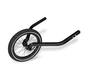 QERIDOO 14" Joggewheel for Two-Seater Accessori per sedie/passeggini, Gioventù Unisex, Schwarz (Nero) Taglia unica
