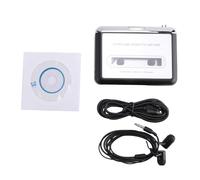 Qerwsdty Riproduttore di Cassette Convertitore da Cassetta Un MP3 Acquisisci Audio Lettore Musicale Converti Cassetta su Nastro nel PC Portatile Tramite USB