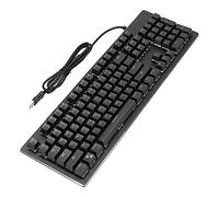 QESTO Nuova tastiera meccanica da gioco, tastiera RGB cablata, 104 tasti, ricarica wireless, tastiera USB per computer portatile, tastiera ergonomica per videogiocatori
