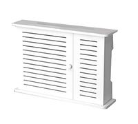 Qeunrtiy fili WiFi router scatole di stoccaggio scatola di legno più staffa parete mensola mensola singola porta