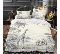 QEVAWPAE bambola russa copripiumino 3 Pezzi microfibra stampa di 3D con federa con federe gente Set Di Copripiumino for coppie e adulti Super king（260x220cm）