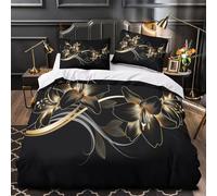 QEVAWPAE L'amore di uno Set Di Copripiumino 3 Pezzi microfibra stampa 3D incluso federe cerniera nascosta Rasta copripiumino for ragazzi e adulti King（220x240cm）