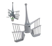 QEXUJOW Accessori per Robot da cucina,1 Frusta a farfalla (grigia), ricambio per Thermomix TM5, TM6, TM31