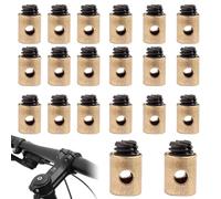 QEXUJOW Cavi acceleratore per moto,20pz Connettori a vite Ø5x6mm per connettori cavi acceleratore Carburatori per scooter Ingranaggi Ciclomotori Tosaerba da giardino