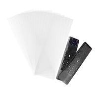 QEXUJOW Confezione da 100 sacchetti termoretraibili trasparenti, dimensioni 25×9 cm, antipolvere e impermeabili, ermetici e protettivi, resistenti e facili da restringere