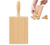 QEXUJOW Macchine per pasta a mano,Una tavola da bucato in legno, un pratico utensile per la pasta, ti permette di provare il piacere di preparare la pasta in casa.