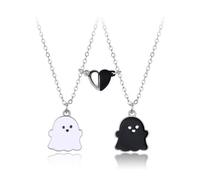 QEXUJOW Oggettistica collane a girocollo Collana dell'amicizia Collana dello spirito dell'amore Set Collana Bff con pendente magnetico Collana del migliore amico Bff (1 paio)