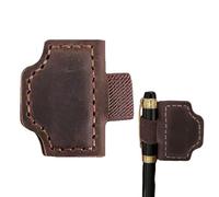 QEXUJOW Segnalibri,Un segnalibro magnetico in pelle marrone con cappuccio per penna è il regalo perfetto per gli amanti dei libri e i lettori accaniti.
