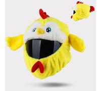 QEXWYSHAALC Copricasco da Moto Divertente e Pazzo Antipolvere Decorativo in Peluche con Cartoni Animati Copricasco Integrale Protettivo Divertente Attrezzatura da Guida e Accessori,O