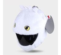 QEXWYSHAALC Copricasco da Moto Divertente e Pazzo Antipolvere Decorativo in Peluche con Cartoni Animati Copricasco Integrale Protettivo Divertente Attrezzatura da Guida e Accessori,F