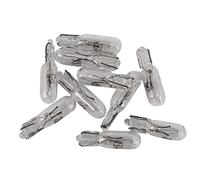 Qezodsx 10PZ T5 17 86206286 Lampadina Alogena Lampada per Quadro Strumenti per Auto Lampada per Cruscotto con Cuneo Automatico 1.2W 12V Sorgente Luminosa Bianca Caldo