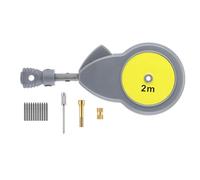 Qezodsx Bussola A Raggio Rotante con 10 Mine, Bussola A Raggio per Disegnare Cerchi e Linee con Metro A Nastro