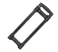 Qezodsx Valigia telescopica Parti di borsa per bagagli Trolley Valigie Sostituzione Aste telescopiche Maniglia per bagagli Parti di riparazione Corte, Nero