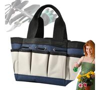 Qfdiwr 600D Oxford Tessuto Garden Tools Organizzatore Borsa per il trasporto di attrezzi da giardinaggio Borsa per Gadget esterno impermeabile per cortile