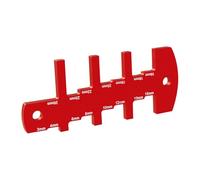 Qfdiwr Calibro di altezza per,Calibro preciso in lega di alluminio per circolare sul tavolo - Strumento di trattamento morbido con righello di misurazione per la casa per progetti di