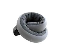 Qfdiwr da Viaggio - Cuscinetto Pieghevole A Con Supporto - Per Aereo,Per L'Auto, Per Il Sonno, Per La Schiena, Per, Per L'Ufficio, Per Il Riposo, Per