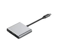 Qfdiwr Docking station di tipo C, hub USB C,Adattatore splitter USB C | Splitter multiporta C 4K ad alta velocità da 5 Gbps Dongle C PD 100 W per dispositivi C portatili