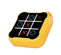 Qfdiwr Gioco Elettronica,9x9x2,8 Cm Noughts and Crosses Game,Giochi Di Puzzle Portatili, Viaggio Familiare con Schermo per Festa in Sala