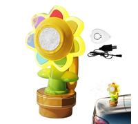 Qfdiwr Macchina per Bolle per Bambini | Macchina per Bolle a Forma Di Girasole Giocattolo per Bambini | Comando Remoto con Decorazione per Casa Camera Dormitorio Aula Adolescenti e Adulti