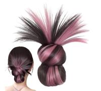 Qfdiwr Parrucca - Extension per Capelli con Fermaglio ad Artiglio e Coda di Cavallo Corta - Parrucca Piumata per Viaggio Acconciature Rapide Donne Updo Feste Ragazze