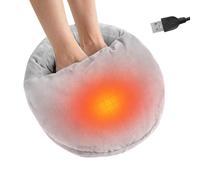 Qfdiwr Scaldapiedi elettrico | 3 modalità di calore con timer e spegnimento automatico - Scaldapiedi per letto - per donne e uomini a casa al lavoro a letto sulla sedia in campeggio per il