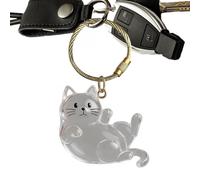 Qfdiwr Scatola Souvenir per cani, portachiavi con setole di cane, ciondolo trasparente acrilico per collezione chiavi, zaino, borsa a mano, C, Se référer au descriptif
