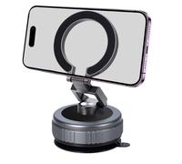 Qfdiwr Supporto per telefono a - Supporto universale per auto con - Culla girevole a 360° pieghevole e accessorio per auto portatile, compatibile con telefoni e GPS