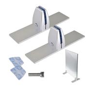 Qfdiwr Supporto Piedini Per Schermo,Supporti Ad Alta Resistenza 2 Pezzi Con Clip Regolabili,Staffe Autoportanti per Porta | Per Ambiente Interno Clima Freddo Feste Uffici Casa E Stanza E Vacanze