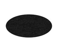 Qfdiwr Tappetino Per Piscina Rotondo Telo Di Fondo Per Piscina In Poliestere Nero,3,05 M/3,66 M Accessorio Portatile Per Spa, Previene La Formazione Di Buchi E Ne Prolunga La Durata.