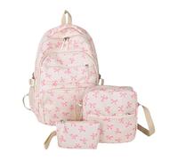 Qfdiwr Zaino Borsa Donna - Con Fiocco Zaino Portatile,Leggero Capiente Utilizzo Universale Per Viaggio Docenti Turismo Business Aereo