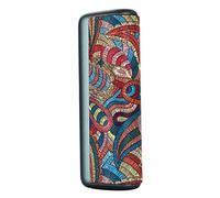 QFDSHOPCO Custodia in pelle compatibile con IQOS ILUMA Prime/iluma i prime, custodia protettiva intercambiabile, decorativa, in pelle, accessorio per sigarette elettroniche, (H)