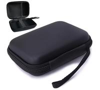 QFDSHOPCO Custodia protettiva rigida per GPS con cerniera, compatibile con cavi Garmin Edge Explore 2 Garmin Edge 1050 1040 1030 Plus 840 830 820 540 530 e Varia RTL515 Radar (nero)