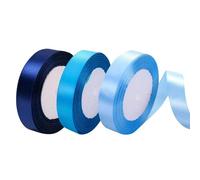 QFEHTHSK 3 Rotoli di Nastri Decorativi, Nastri Decorativi per Torte, Nastri per Confezioni Regalo, Nastri Decorativi per Matrimoni, Decorazioni per Feste, Materiali Decorativi Fai-da-Te