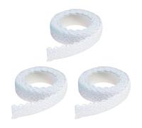 QFEHTHSK 3 Rotoli di Nastri di Pizzo, Nastri Decorativi, Materiali Creativi Fai da Te, Nastri per Confezioni Regalo, Nastri di Pizzo retrò, Nastri Multifunzionali
