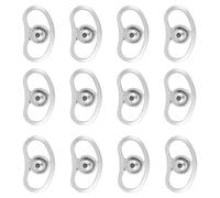 QFEHTHSK Confezione Da 12 Supporti Per Orecchini, Semplici Supporti Per Orecchini, Accessori Per Orecchini, Accessori Di Ricambio Per Orecchini, Pratici Accessori Per Orecchini